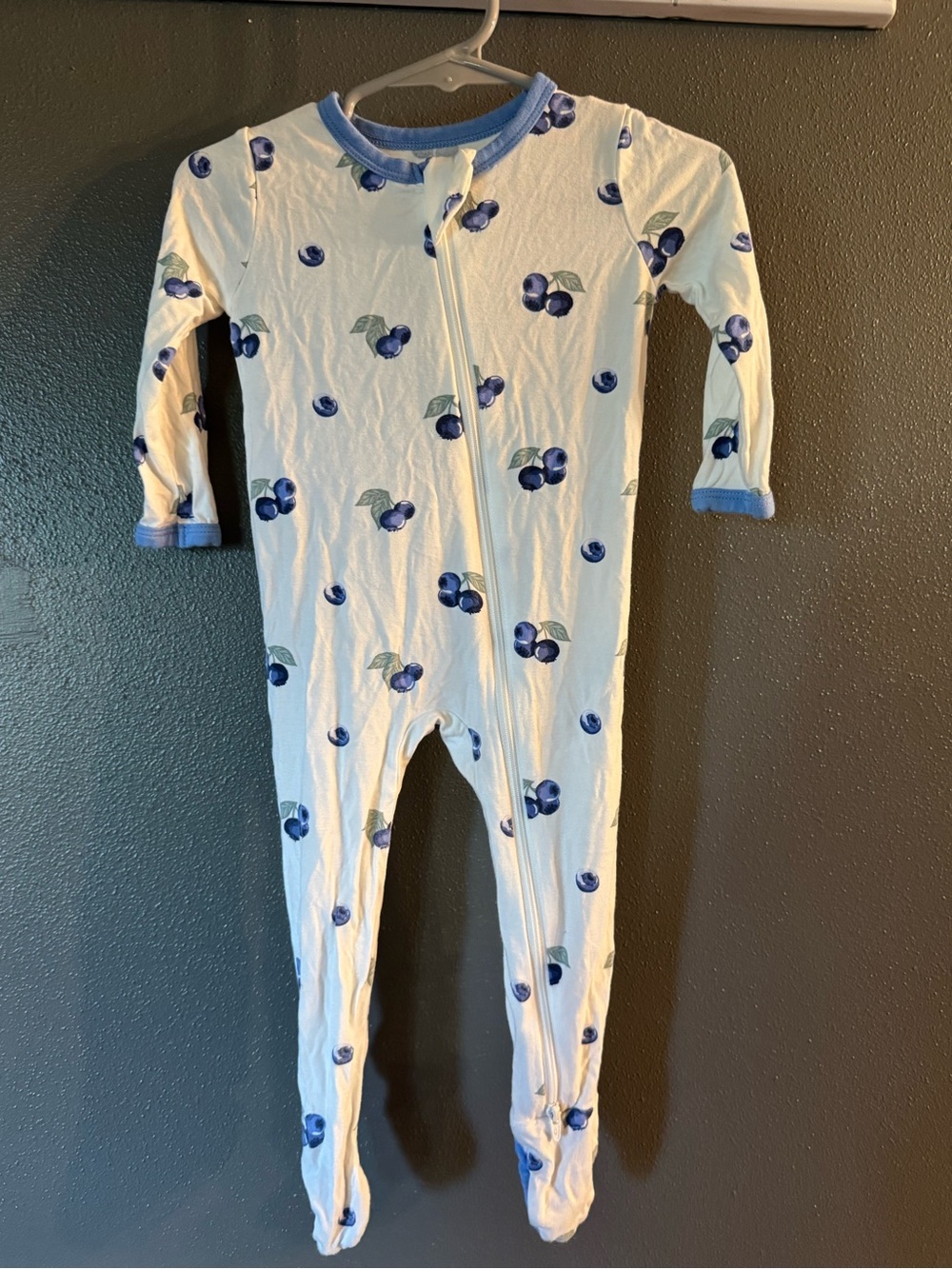 Kyte BABY Zippered Footie in Blueberry